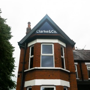 Clarke&Co external sign