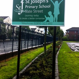 StJosephs School freestanding external sign