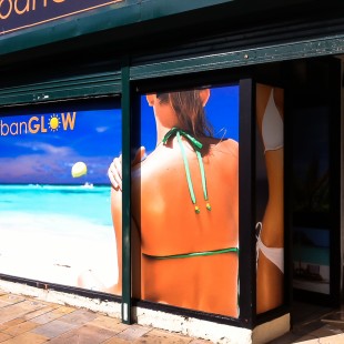 Urban Glow window graphics